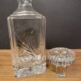 Carafe à whisky en cristal taillé