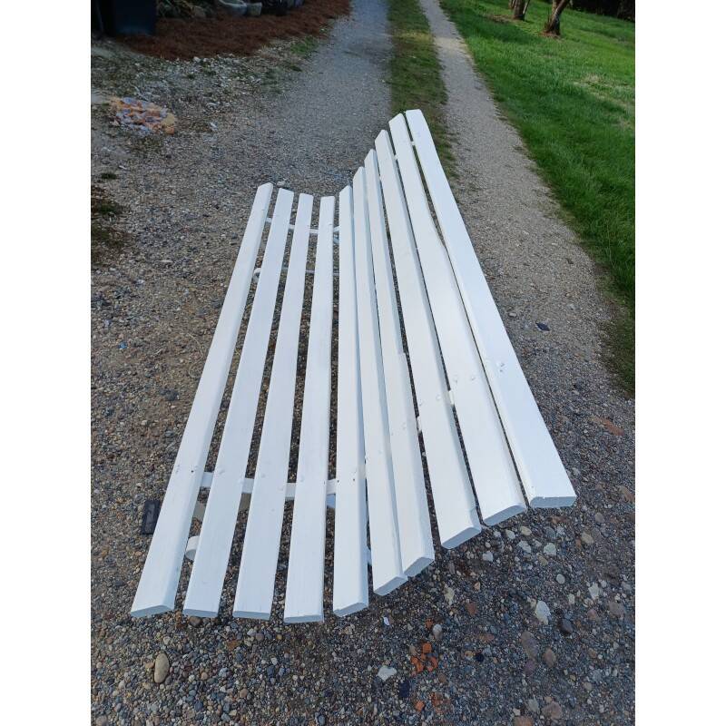 Wrought iron bench from the 60s