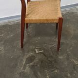 Vintage danish deign dining chair by miels moller ,model 71