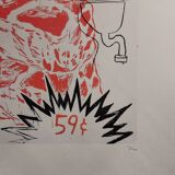 Wharol / Basquiat collaboration screen print