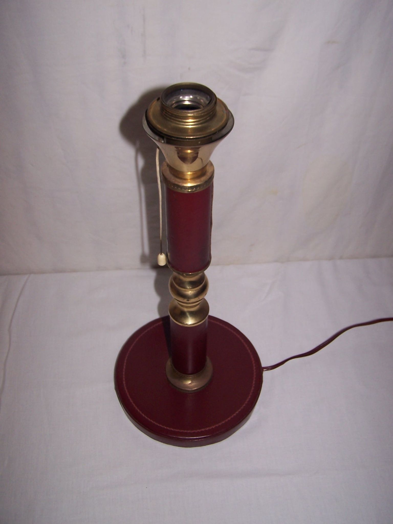 Leather desk lamp 50