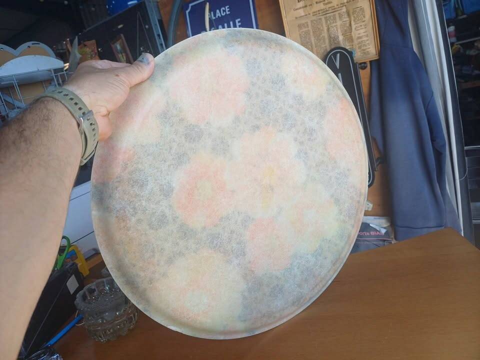 Magnificent vintage fiberglass tray