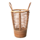 Umbrella stand with rattan and bamboo handles, 1970s