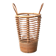 Umbrella stand with rattan and bamboo handles, 1970s