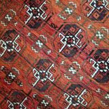 Ancient Afghan Baluch handmade carpet 92cm x 155cm 1900s, 1C381