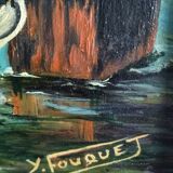 Painting the oil on canvas signed