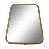 Metal barber mirror