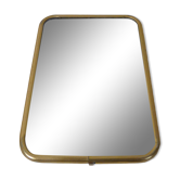 Metal barber mirror