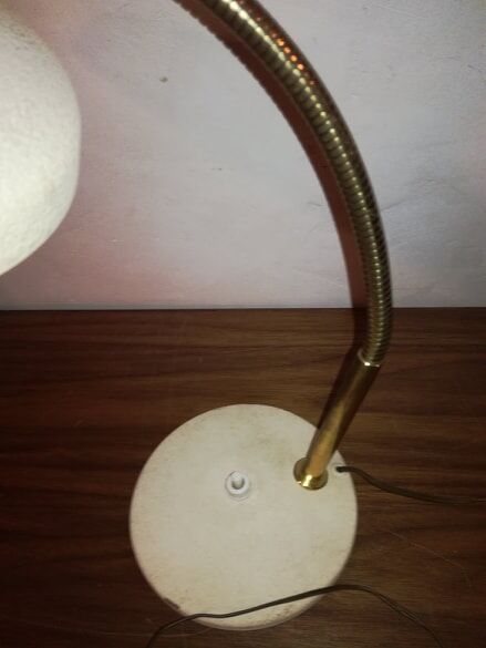 Brass table lamp