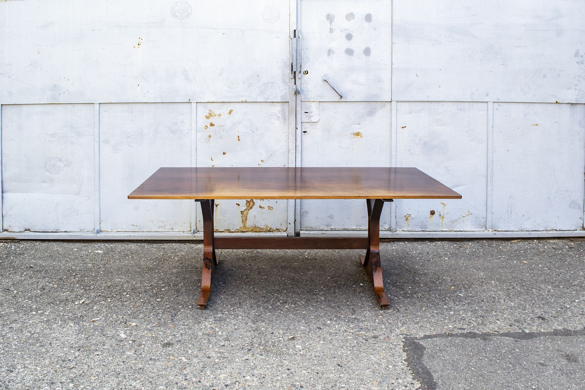 Rosewood table by Gianfranco Frattini for Bernini Italia Year 1957