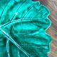 Ceramics leaf Sarreguemines