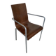 ZOE Armchair Design By Archirivolto LIGNE ROSET Grey Metal + Wood Shell