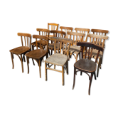 12 vintage bistro chairs