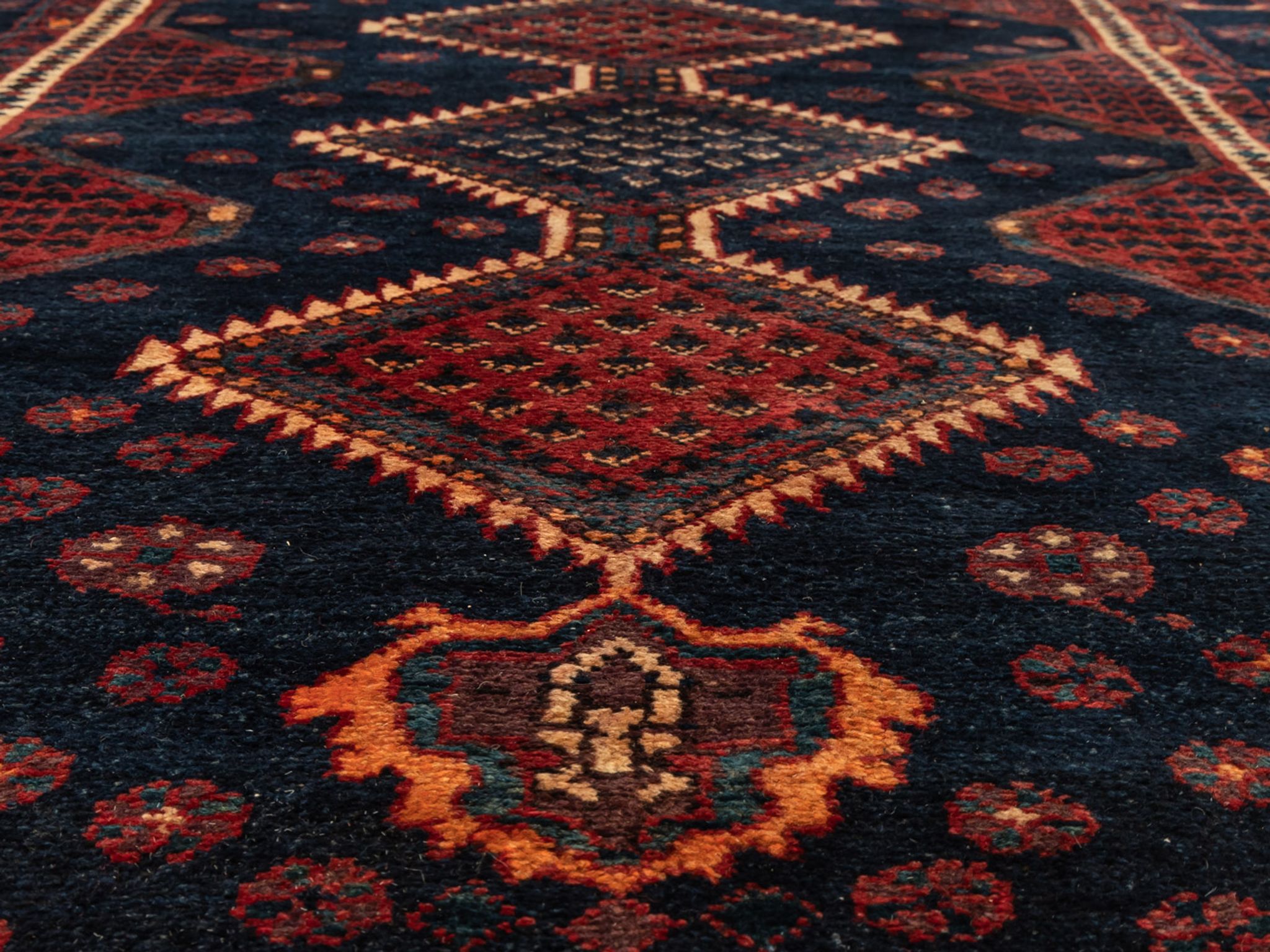 Tapis Hamadan des années 1960 143 x 326