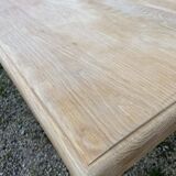 Rustic wooden farmhouse table