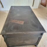 Important antique American desk in carved wood – circa 1900 –