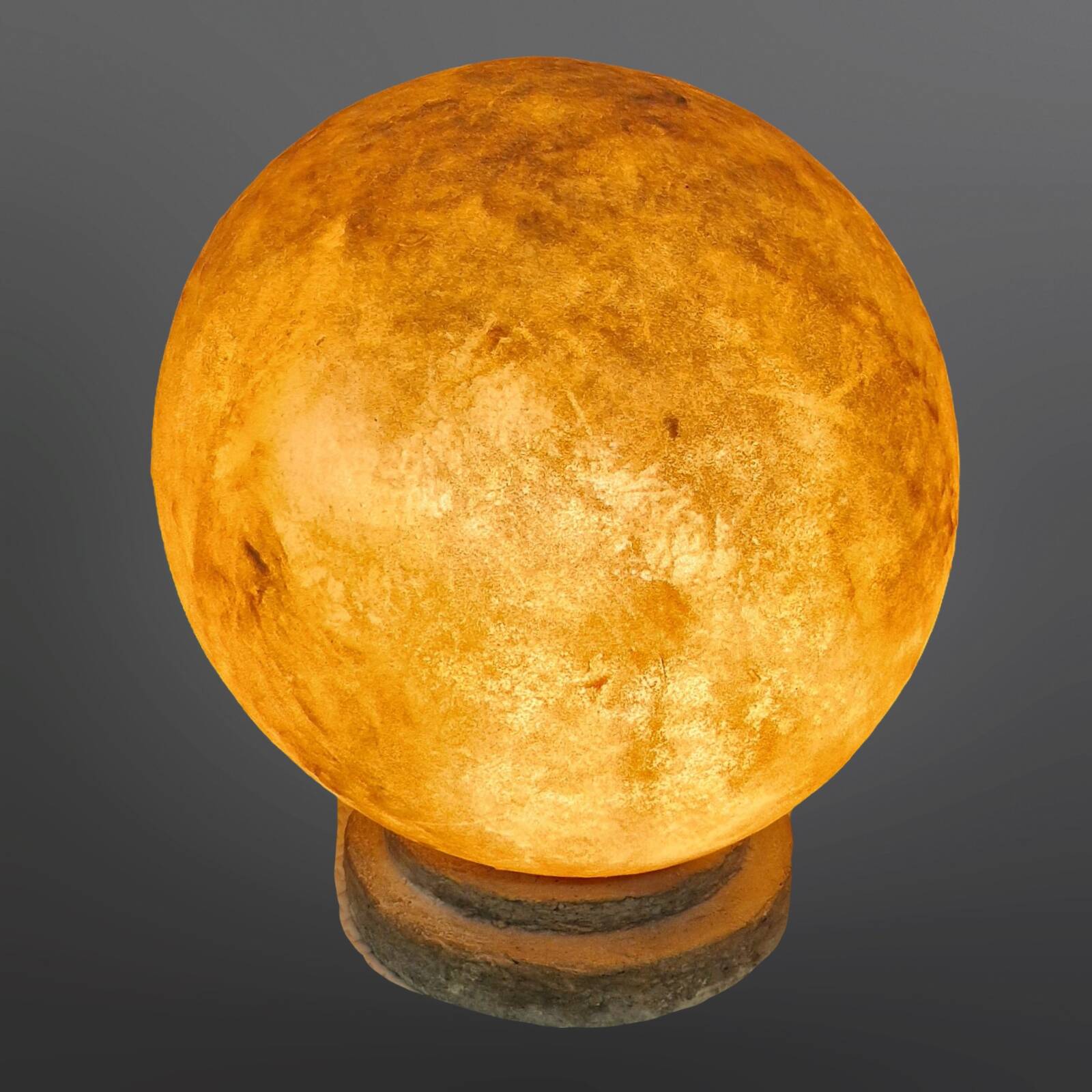 Lampe "Lune" en fibre de verre de l'ère spatiale, France 1970