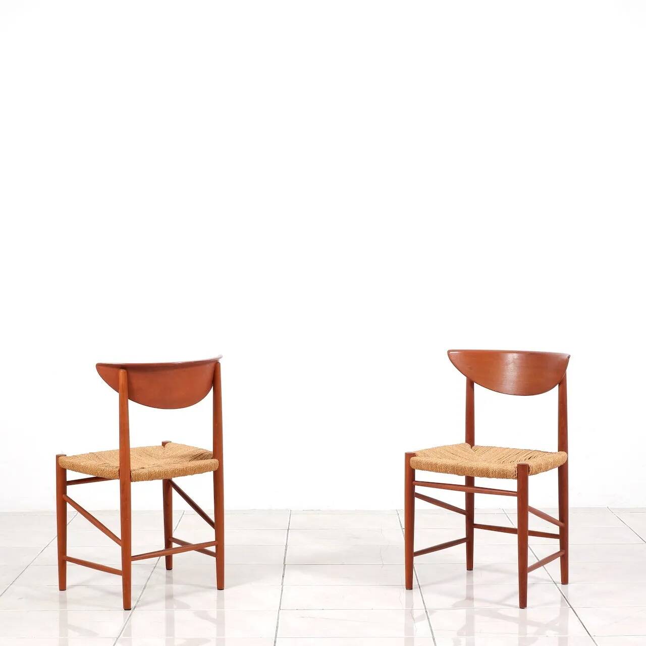 Ensemble de 4 chaises de salle à manger "316" par Hvidt & Molgaard-Nielsen en teck