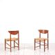 Ensemble de 4 chaises de salle à manger "316" par Hvidt & Molgaard-Nielsen en teck