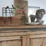 Raw wood sideboard