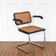 Fauteuil Cesca B64 Breuer Made in Italy - Cannage de l'assise refait