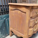 Louis xv style chest of drawers in pickled cherry