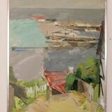 "Boat Scene" by Adrian Van Arkel