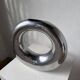 Round aluminium loop vase