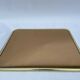Mirror 1980 brass entourage dore modernist glass smokes 91x76cm