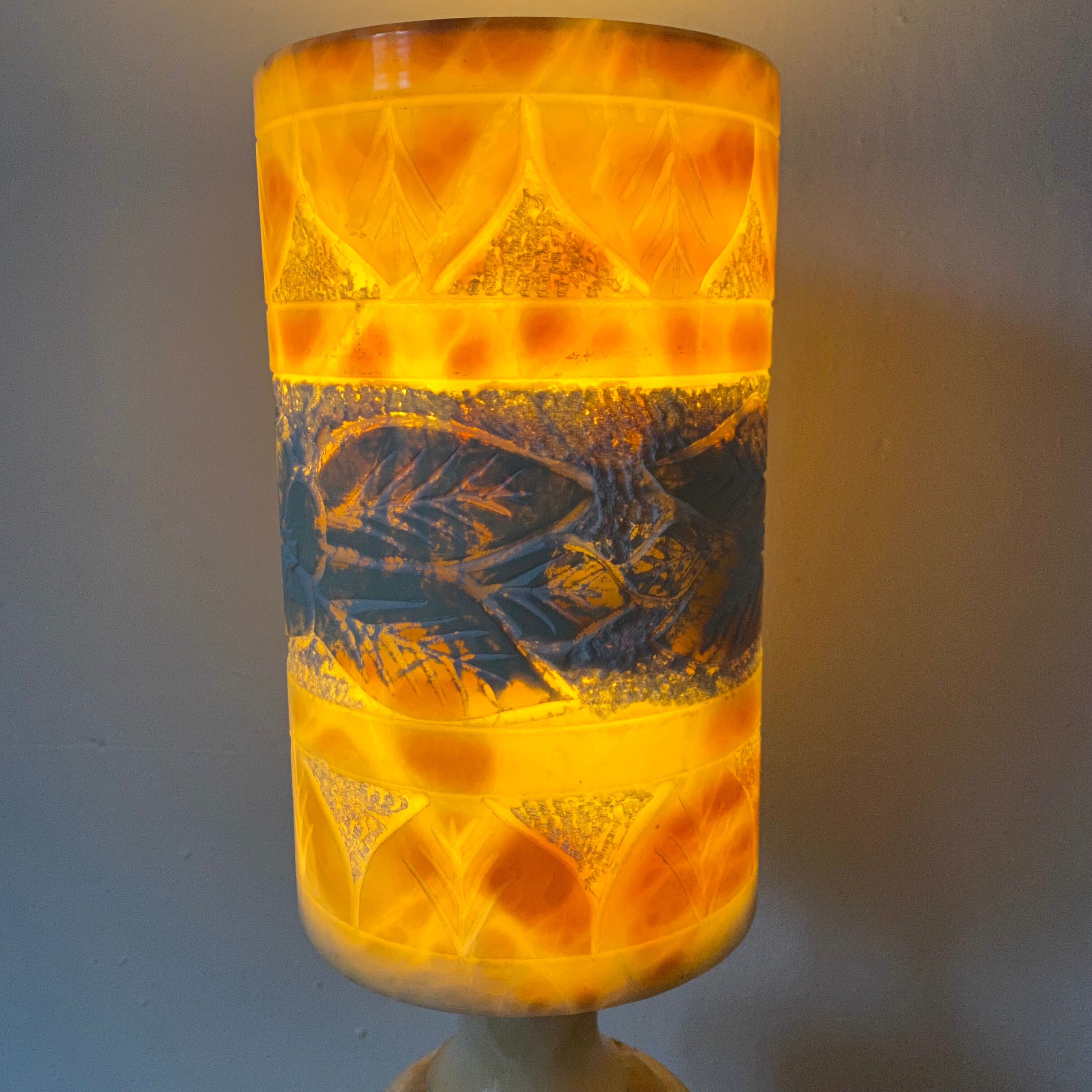 Vintage alabaster lamp