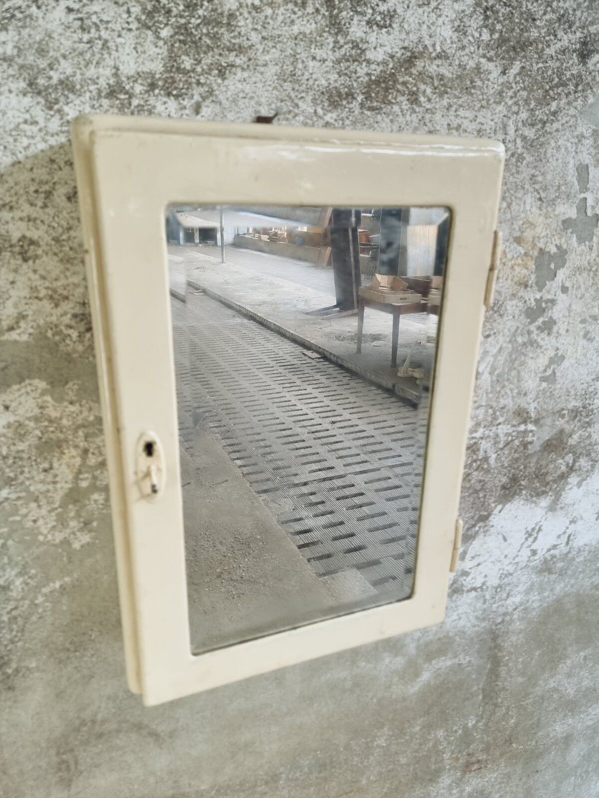 Medicine cupboard with mirror