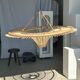 Suspension rattan saucer iron frame D:120 H:60