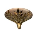 Italian Art Brass Single Sconce, 1970s