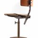 Friso Kramer style plywood atelier drawing table chair
