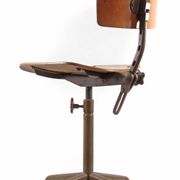 Friso Kramer style plywood atelier drawing table chair