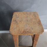 Antique wooden workshop stool