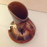 Jug with handle ceramic sarreguemines