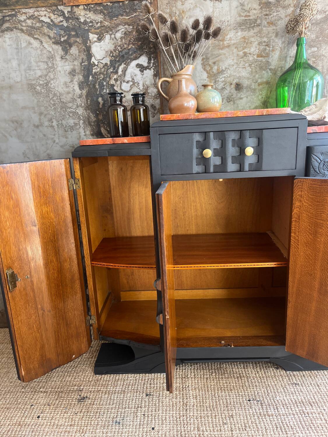 Buffet asymétrique art déco
