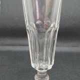 3 crystal champagne flutes
