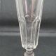 3 crystal champagne flutes