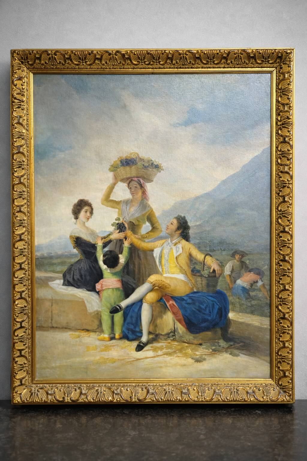 Gallant Scene in the Taste of the 18th Century – Oil on Panel - Italian School