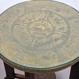 Amsterdam School Art Deco occasional table with copper top