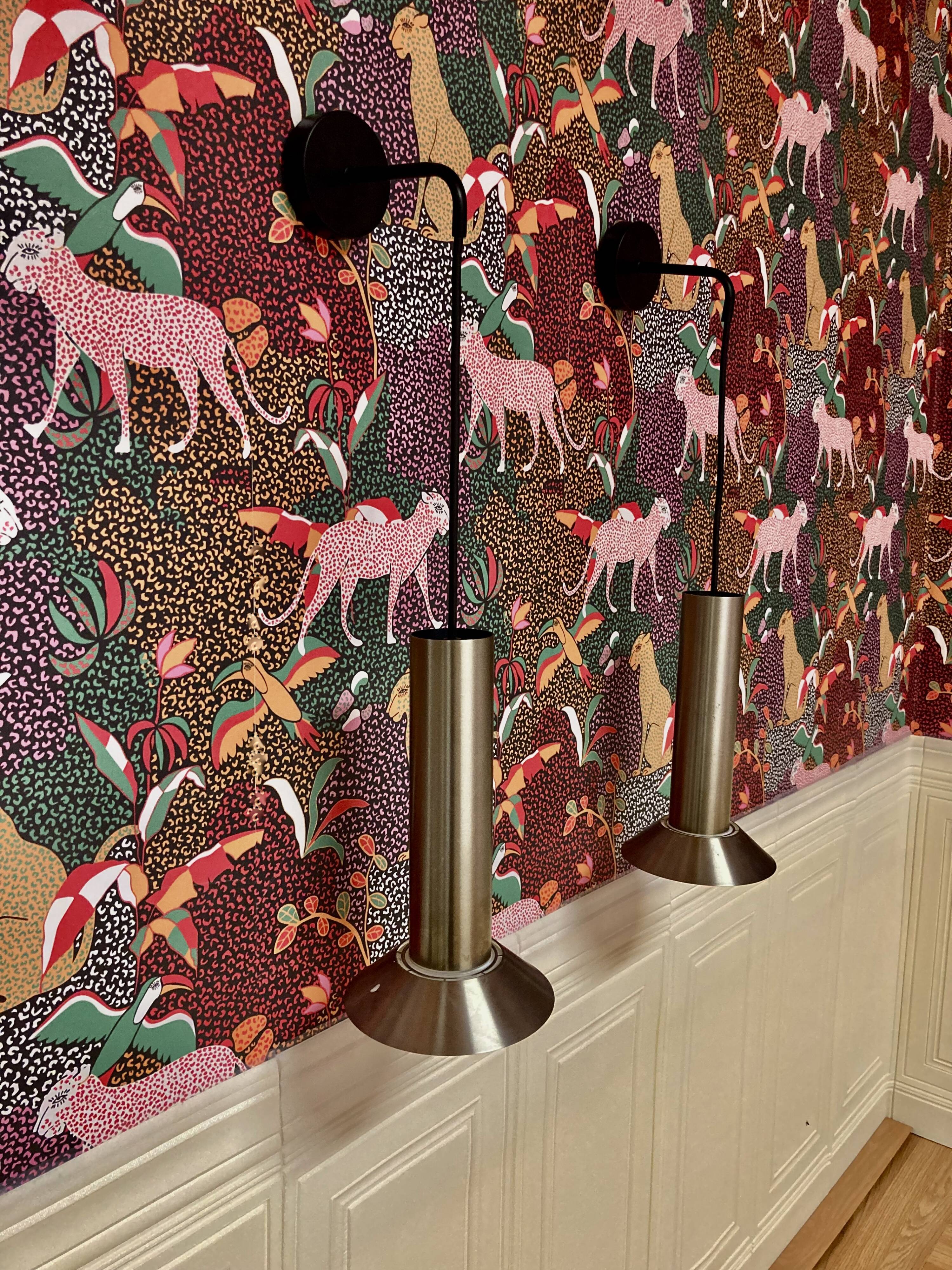 Modular wall lights pair 1960.