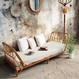 Rattan bed bench