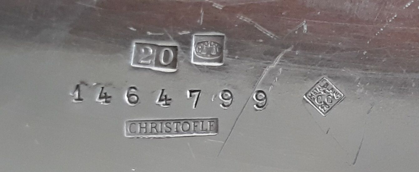 Confiturier Christofle métal argenté & cristal