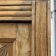 Parisian Art Deco wardrobe in raw oak, renovated.
