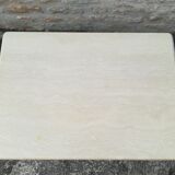 Travertine coffee table