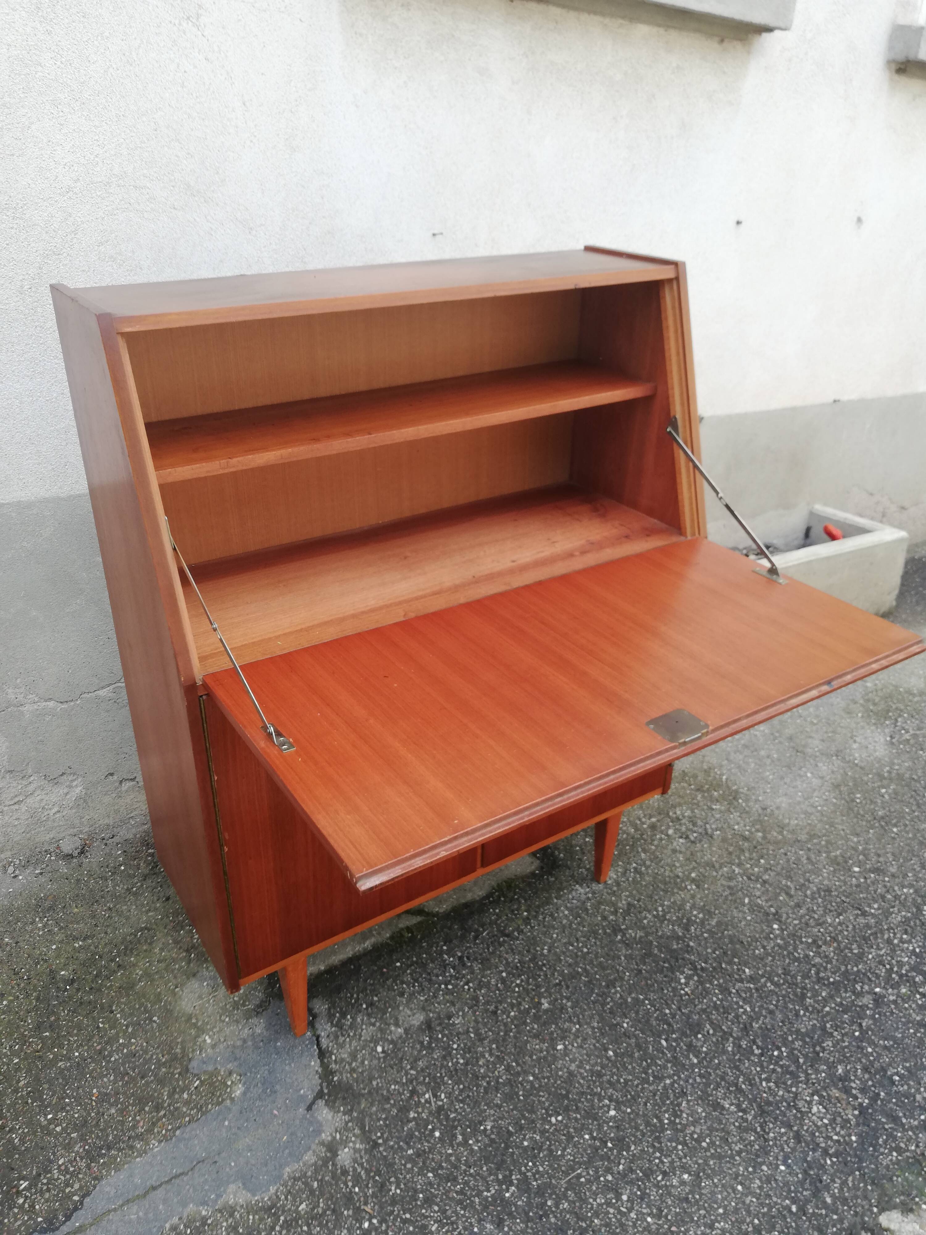 Vintage secretary 2 doors 1 flap
