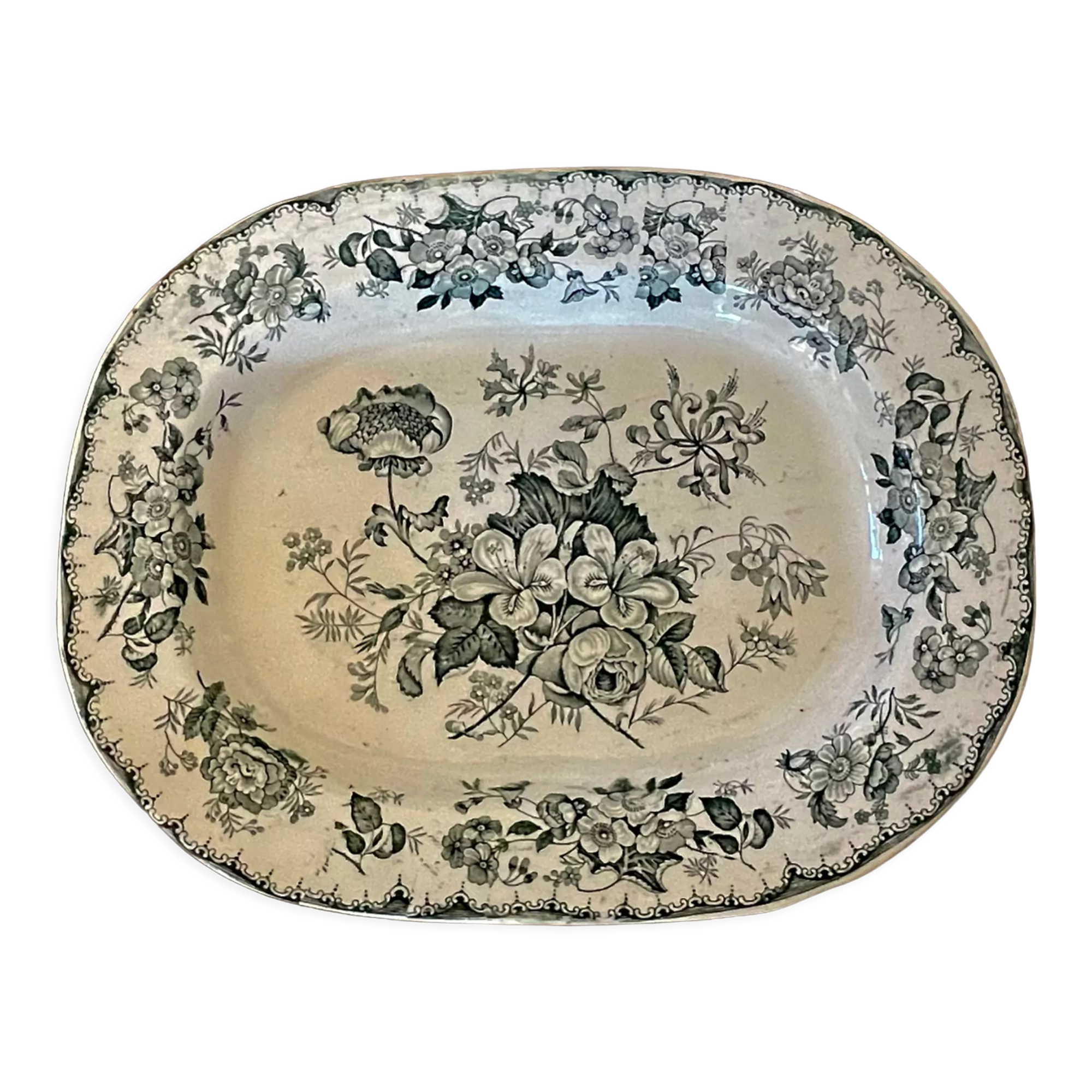 Old dish 40x32 cm