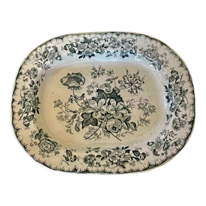 ancien plat 40x32 cm